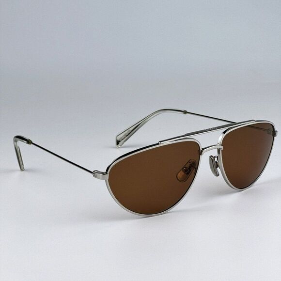 NEW Celine CL40077U 16J Palladium Roviex Pilot Unisex Sunglasses CL 40077U - Picture 6 of 12